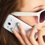 person-sunglasses-woman-smartphone