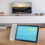 Lenovo Smart Display showing the weather